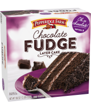 (19.6 ounces) Pepperidge Farm® Chocolate Fudge 3-Layer Cake