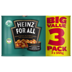  Heinz Beanz® in Tomato Sauce Multipack 3x555g 