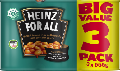 Heinz Beanz® in Tomato Sauce Multipack 3x555g