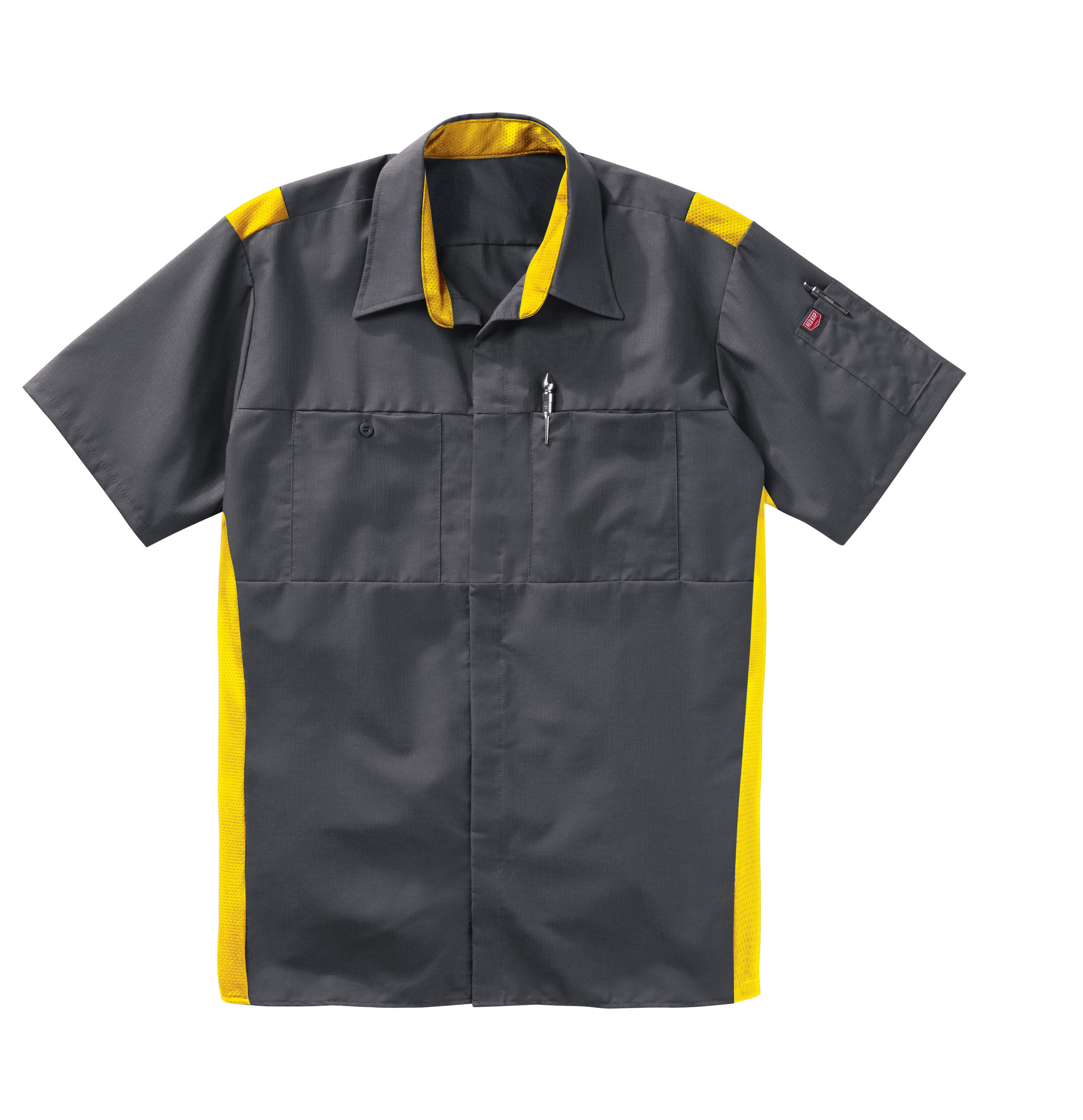 Camisa Red Kap para hombre manga corta Performance Plus Shop con tecnología Oilblok - Imagen 31 de 41