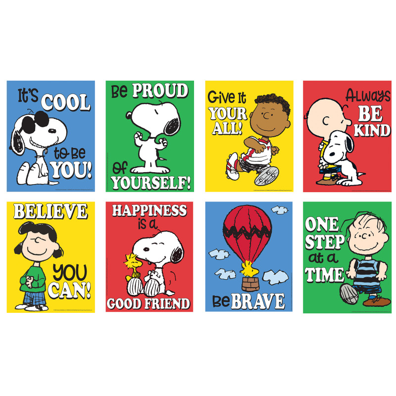 Peanuts® Mini Poster Set, 8 Posters