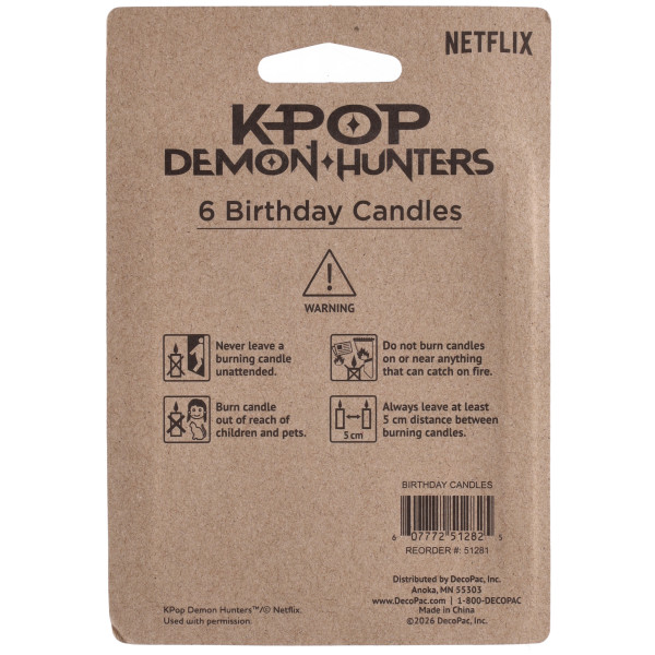 KPop Demon Hunters Icon Licensed Candles