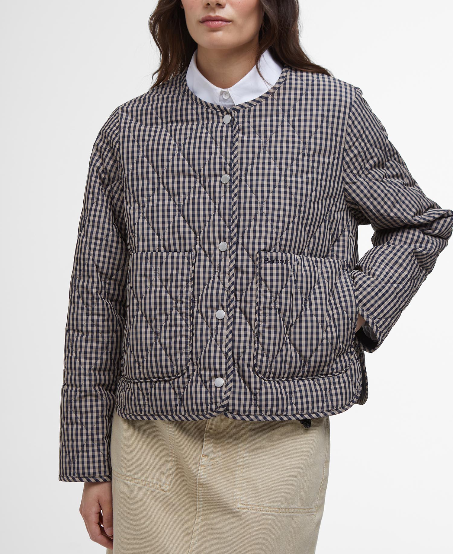 Check Monroe Quilted Jacket image number 4