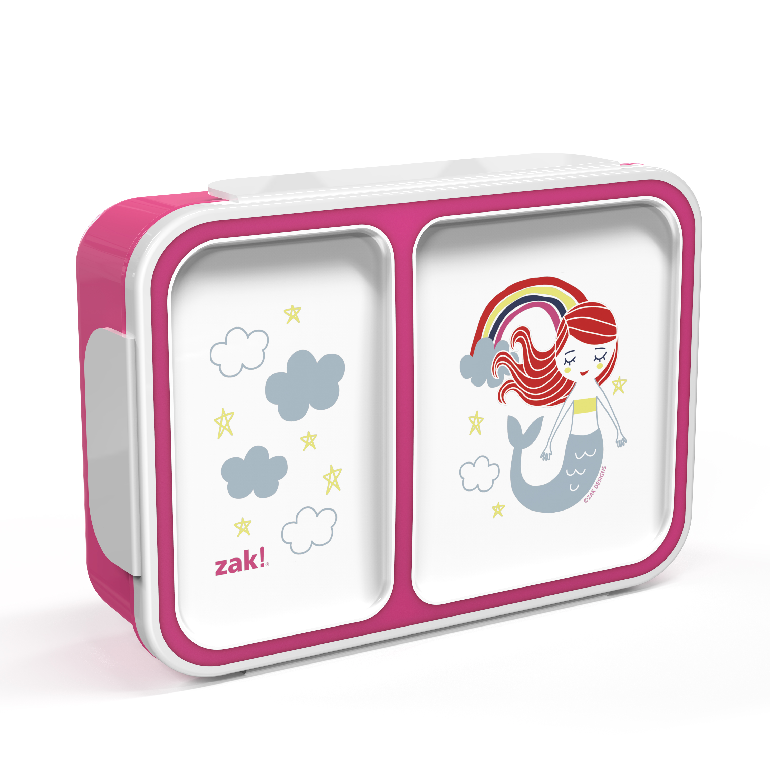 Happy Things Dual-compartment Reusable Bento Box, Mermaids slideshow image 4 Happy Things Dual-compartment Reusable Bento Box, Mermaids slideshow image 4