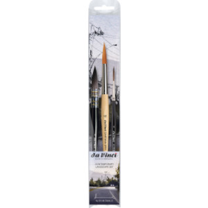 Artist Signature Collection by Ari de Goes Jr., Contemporary Landscape Brushes, Assorted, 3 Brush Set