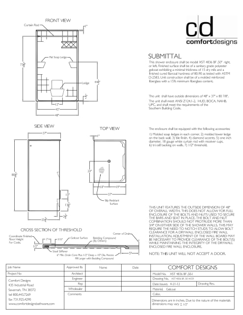 Spec Sheet