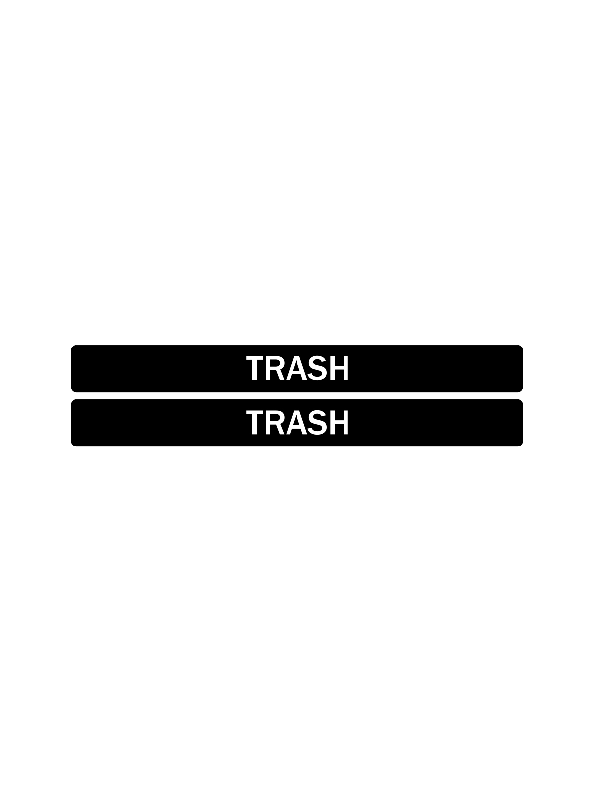 EVOLVE – Label – Cube – Trash – Full – Black-White