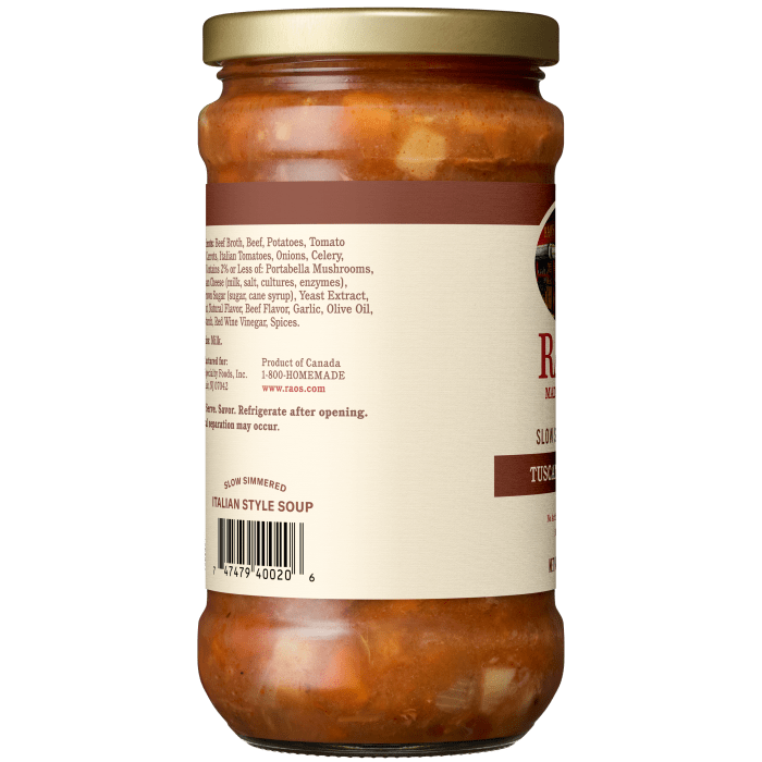 Tuscan Style Beef Stew Soup, 15.5 oz - Left Image