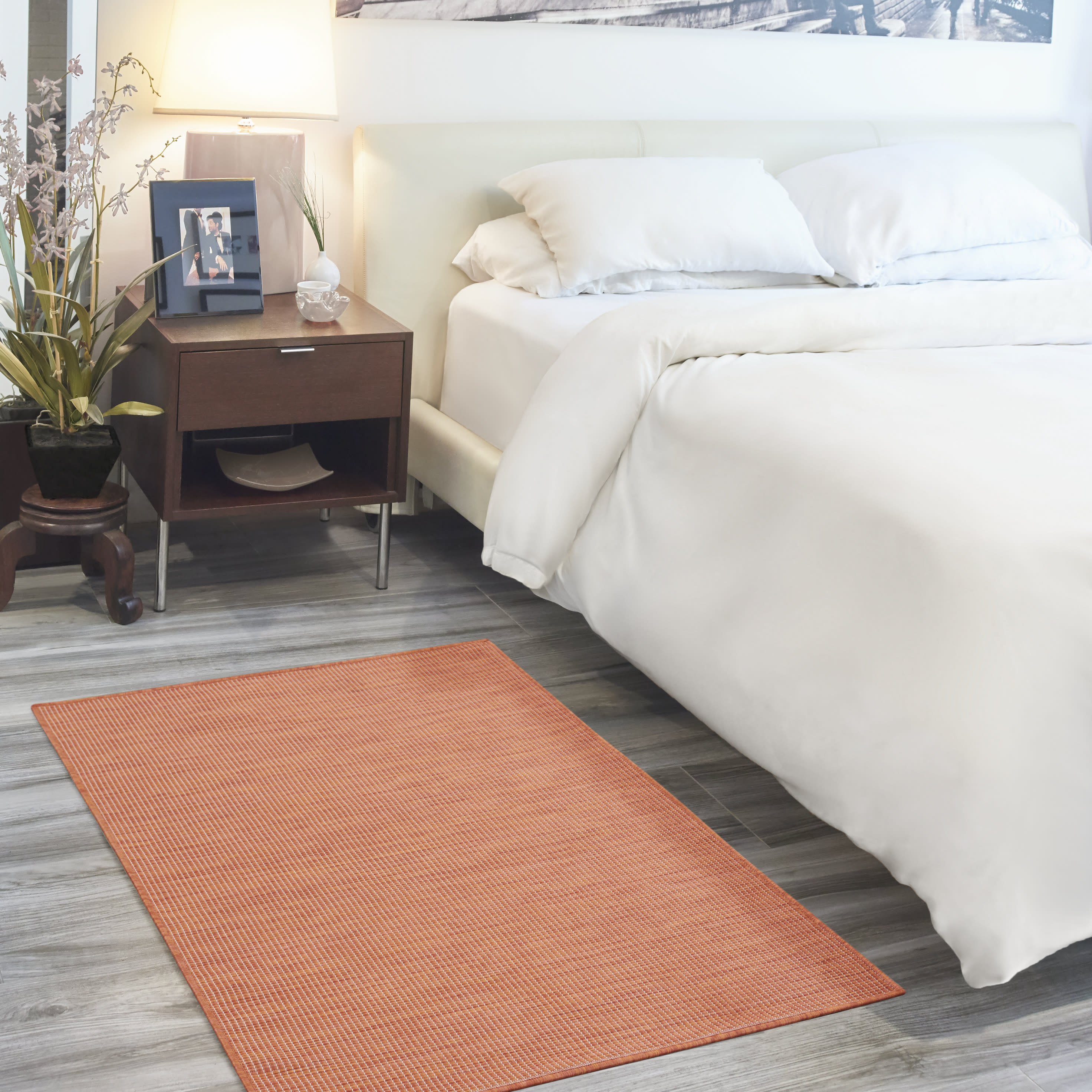 Nourison Positano 3' x 5' Terracotta Modern Rug