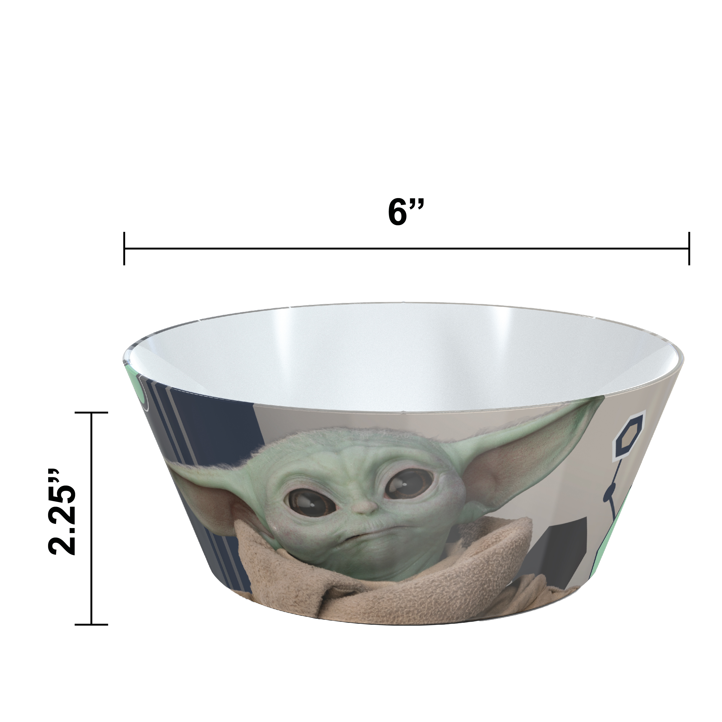 Star Wars: The Mandalorian Kids Dinnerware Set, The Child, 2-piece set slideshow image 5 Star Wars: The Mandalorian Kids Dinnerware Set, The Child, 2-piece set slideshow image 5
