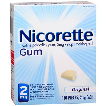 Nicorette® Stop Smoking Aid Gum 2 mg Original