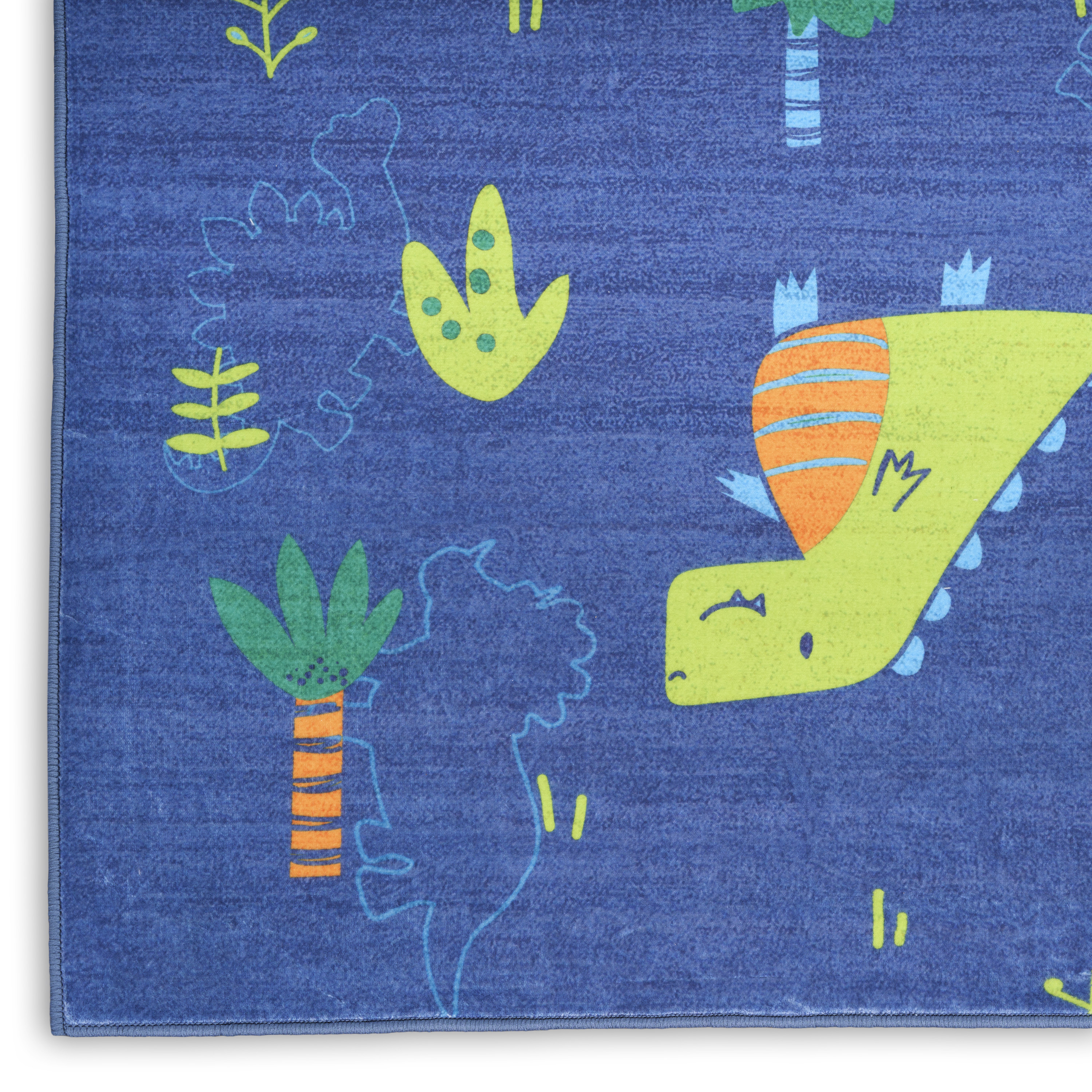 Nourison Imagination 5' x 7' Navy Multicolor Kids Indoor Rug