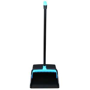 Impact, L-Grip, Blue/Black, 11.5", Dust Pan with Long Handle