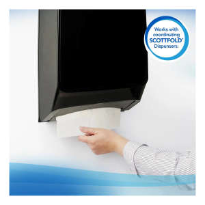 KIM01960, Kimberly Clark, Scott Pro Scottfold, Folded Towel, C-Fold, 1 ply, White