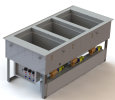 120 Volt Three-Well Hot or Cold Drop-In with Auto Drain