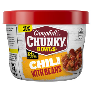 Campbell’s® Chunky™ Chili With Beans, 15.25 oz Bowl (8 Pack)