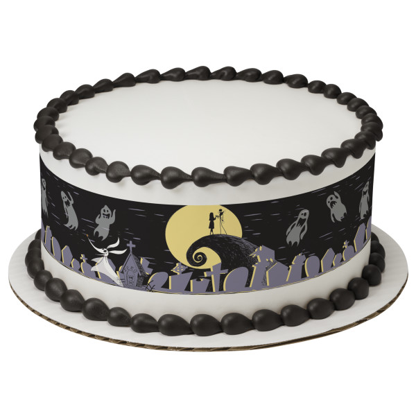Disney Tim Burton's The Nightmare Before Christmas Authentic Mischief PhotoCake® Edible Image® Strips