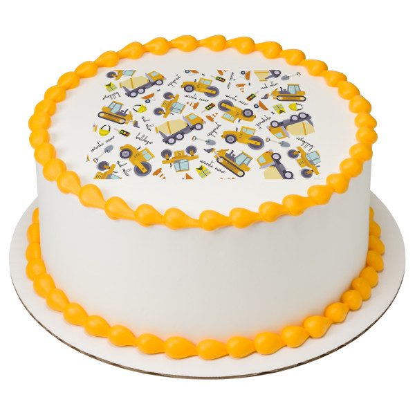 Construction Pattern PhotoCake® Edible Image®