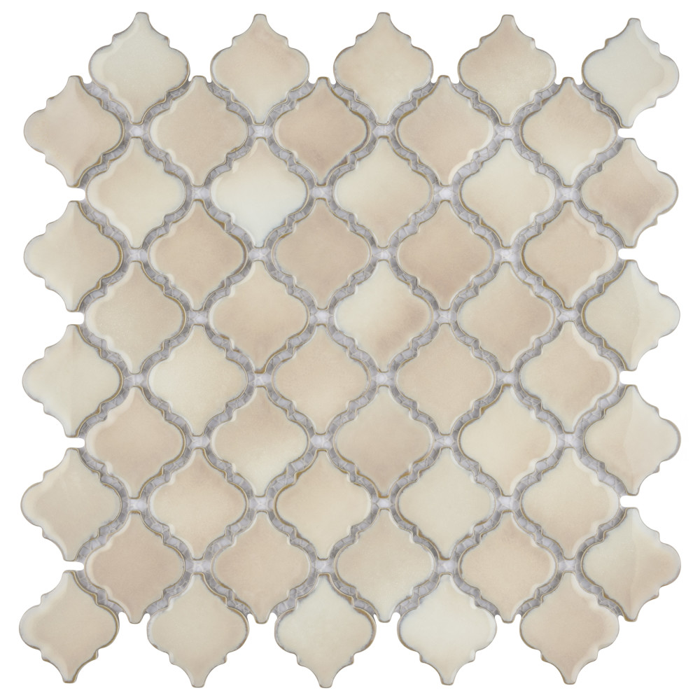 Sample – Hudson Tangier Truffle Porcelain Mosaic Tile