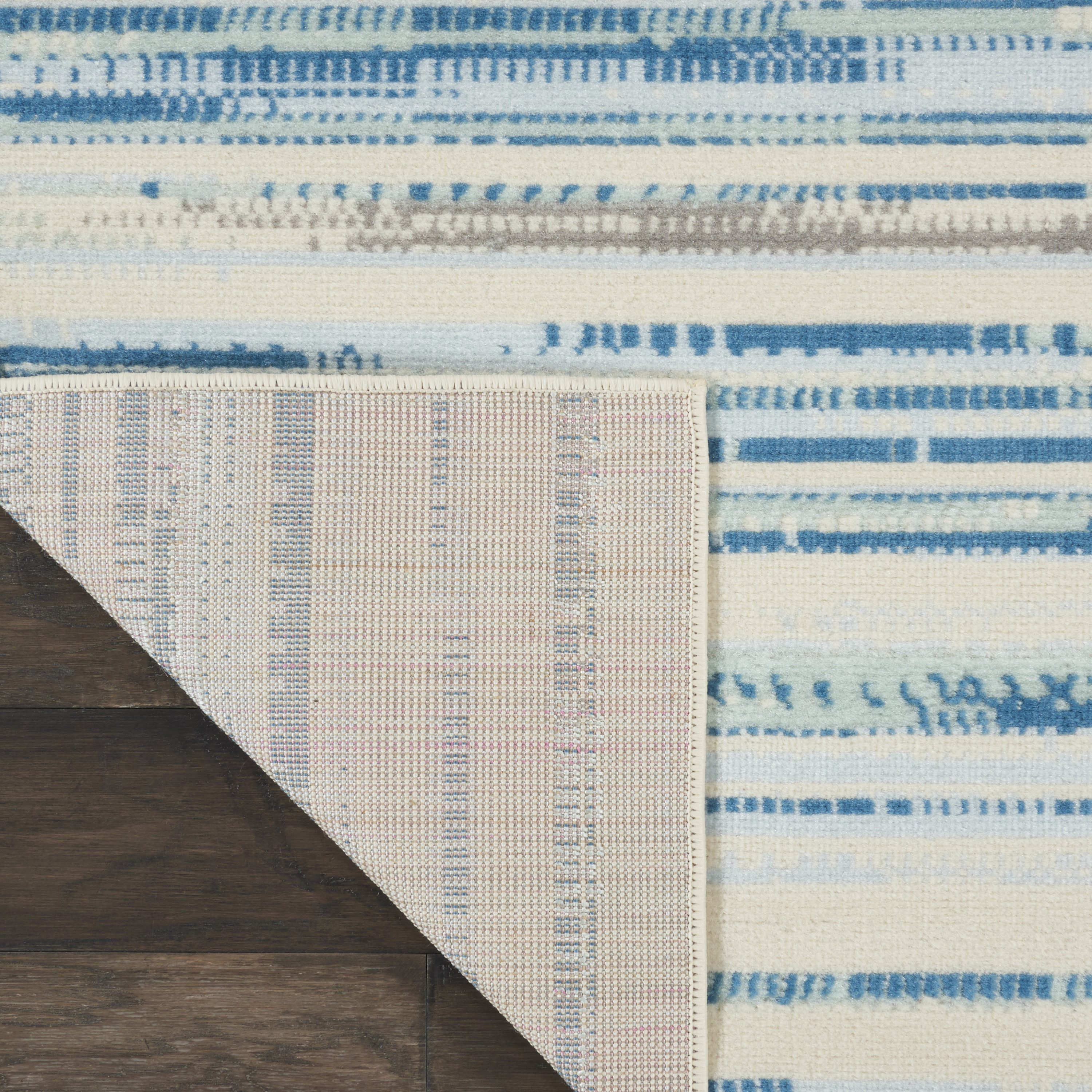 Nourison Jubilant 8'6" x 12' Blue Modern Indoor Rug