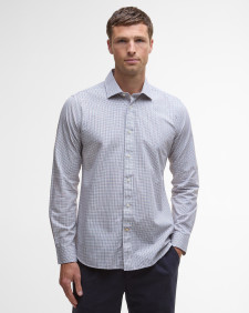 Carlton Tattersall Tailored Long-Sleeved Shirt 