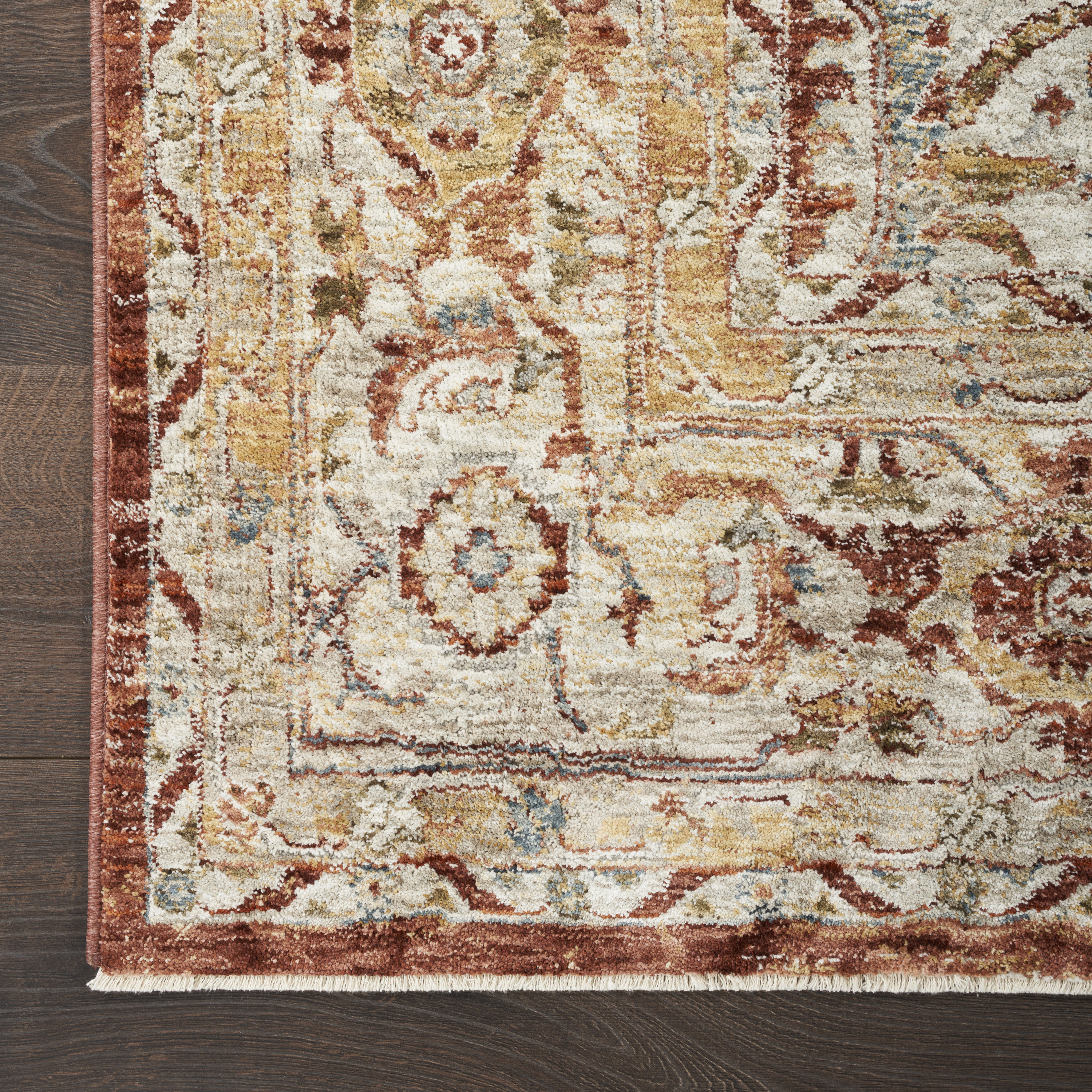 Nourison Sahar 9'3" x 12'7" Rust Persian Indoor Rug