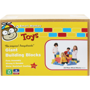 ImagiBRICKS&trade; Giant Building Block Set, 24 Pieces