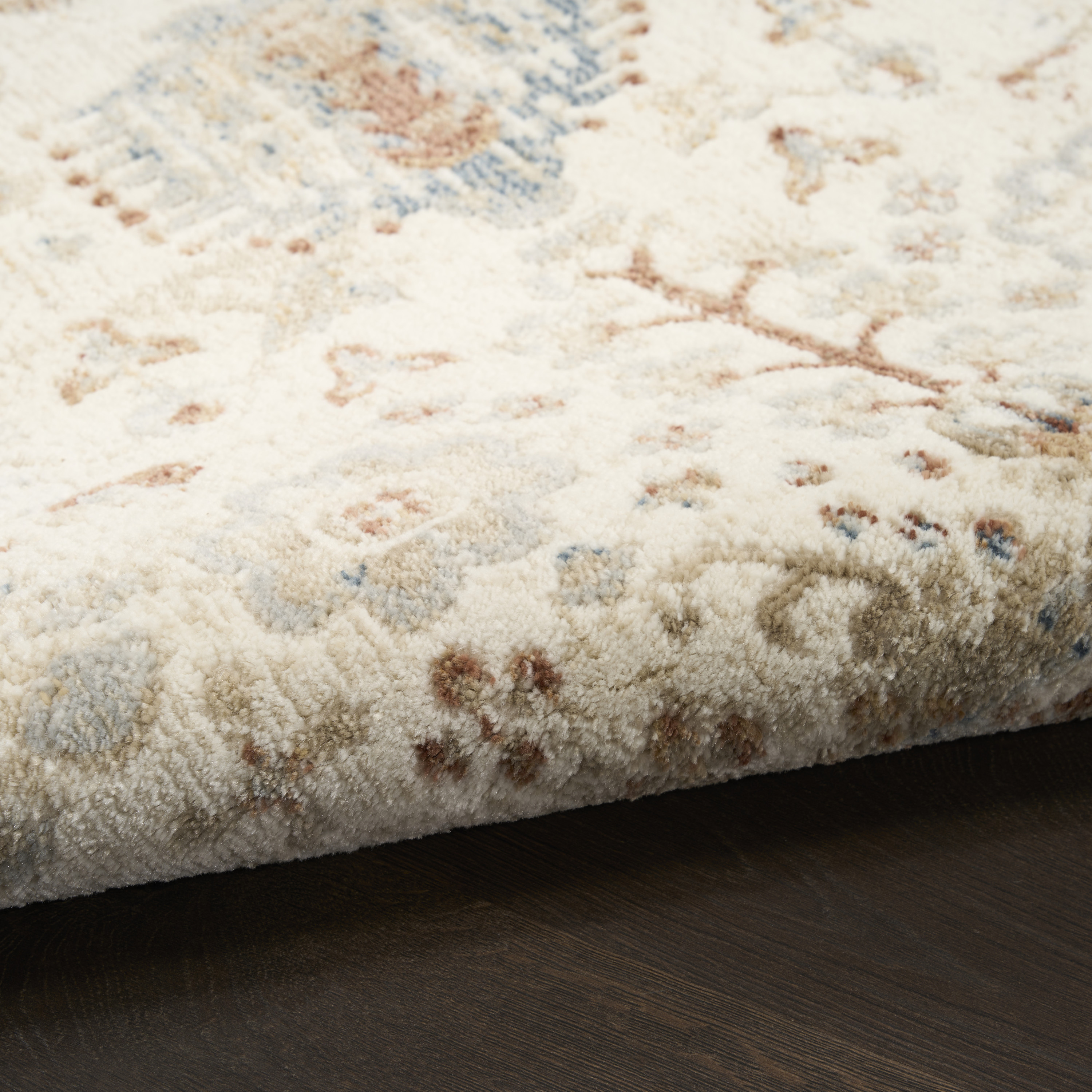 Nourison Pardis 5'3" x 7' Ivory Rust Vintage Indoor Rug