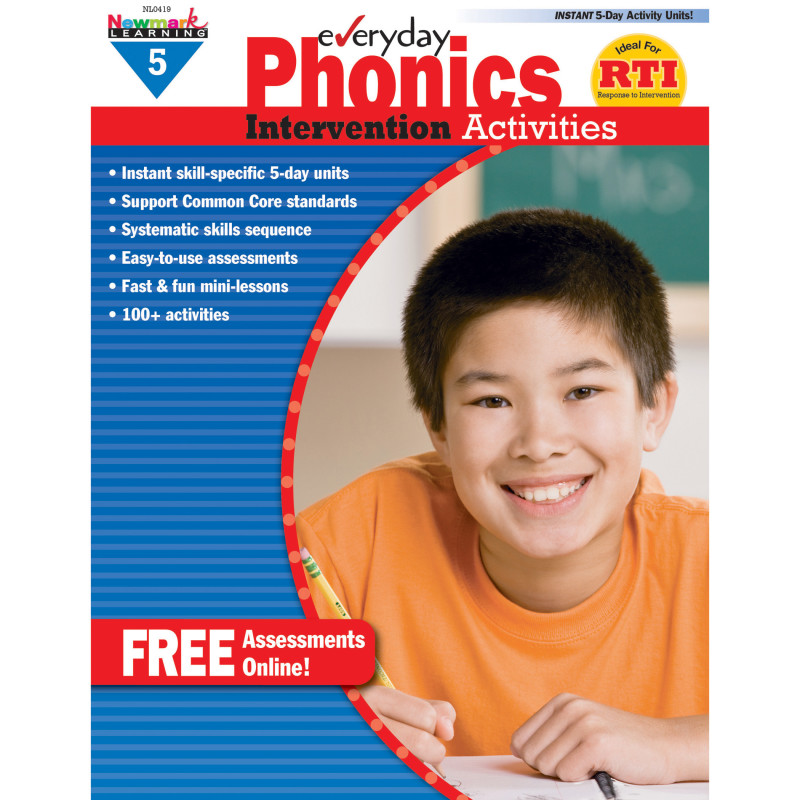 Everyday Intervention Activities for Phonics, Grade 5