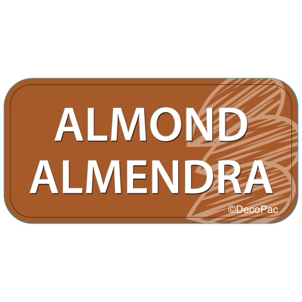 Almond Label PhotoCake® Edible Image® Merchandising Label