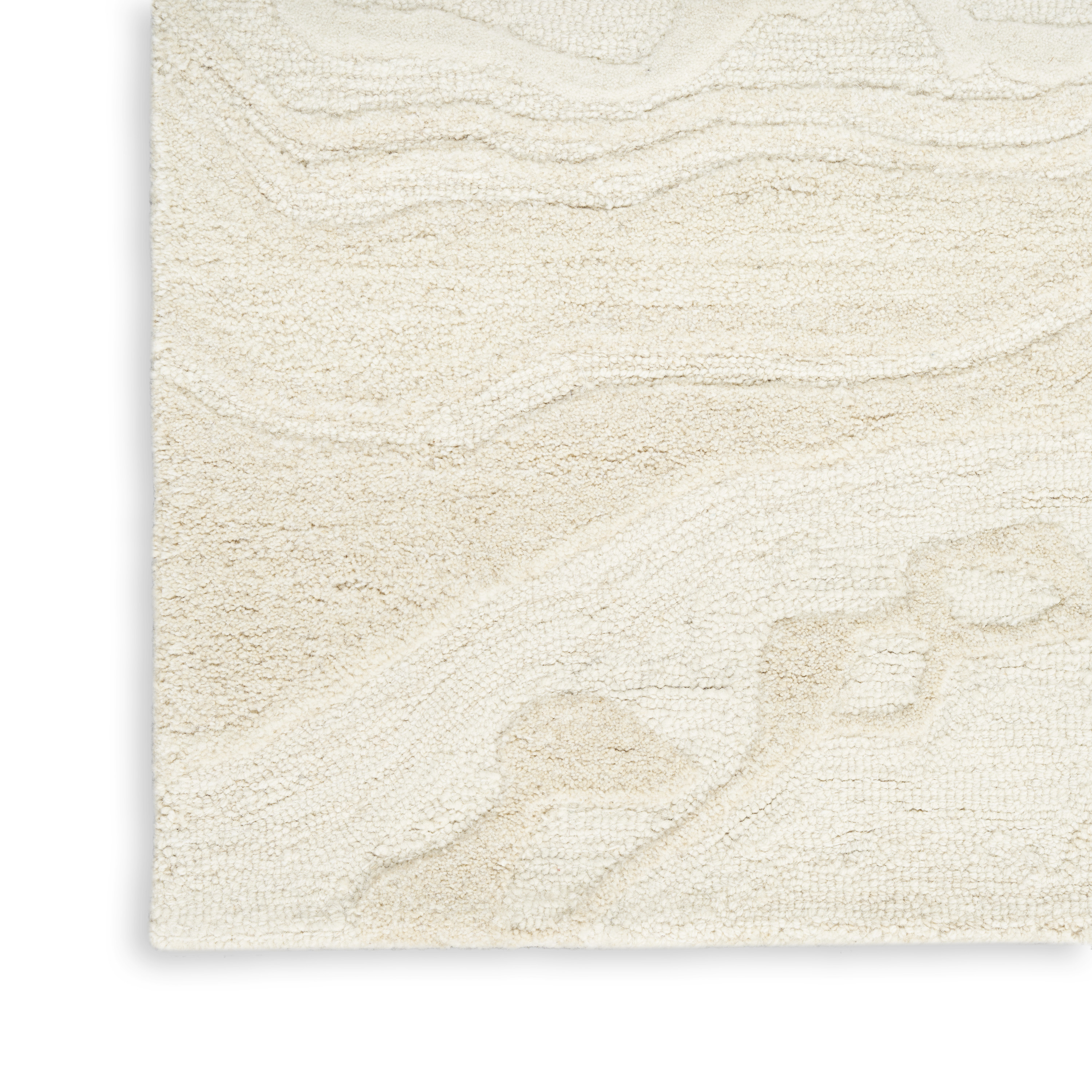 Nourison Graceful 2'3" x 7'6" Ivory Modern Indoor Rug