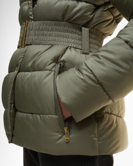 Short Track Line Puffer Jacket