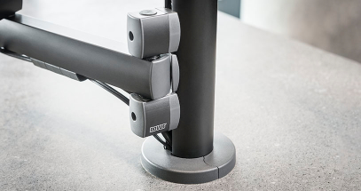 Security  features keep your cables and equipment safe.