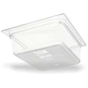 Carlisle, StorPlus, Polycarbonate Food Pan 1/2 Size, 4" Deep, Clear