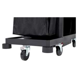 Rubbermaid Commercial, Full Size Housekeeping Cart, Black