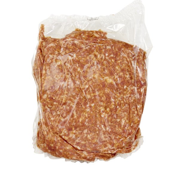 FONTANINI(r) Spicy Bulk Italian Sausage, Raw, 4/5 lb . C1CB - Front Center Inner Pack (Hi Res)