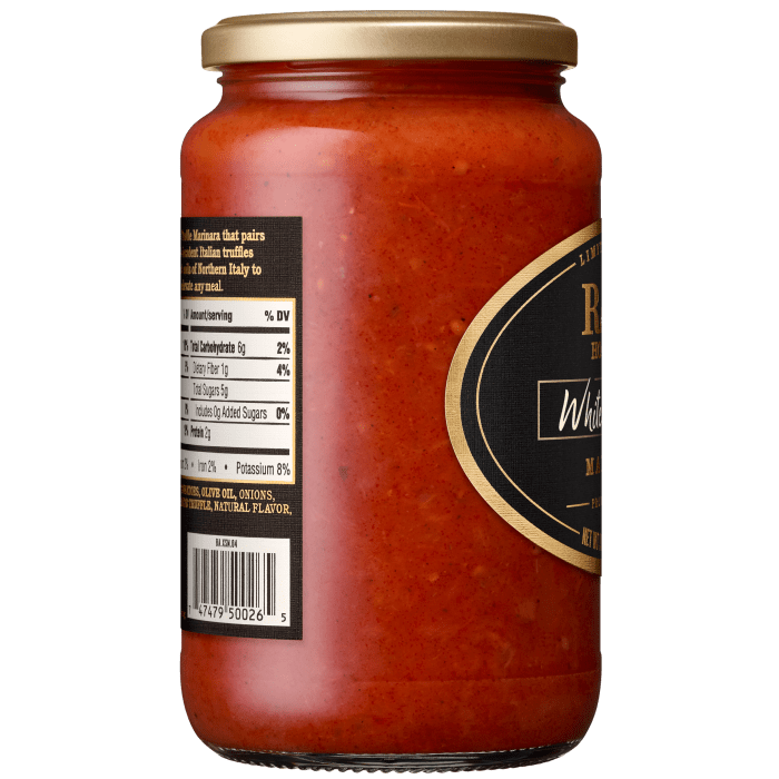 White Truffle Marinara Sauce, 19 oz - Left Image