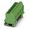 DIN Rail Connector 4-Position 12A 320V Green 27.21 L x 29.2 H x 21.76 W mm