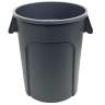Impact, Gator, 44 gal, Plastic, Gray, Round, Receptacle