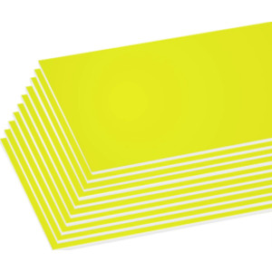 Foam Board, Fluorescent Yellow, Single