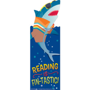 Shark Reading is Fin-Tastic Bookmarks, Pack of 36