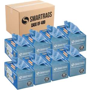 Hospeco, SmartRags Microfiber Cloth, 12"x12", Blue