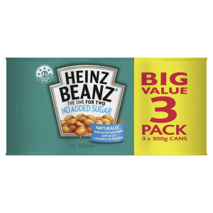  Heinz Beanz® No Added Sugar Multipack 3 x 300g 