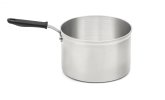 4 ½-quart Wear-Ever® Classic Select® heavy-duty aluminum saucepan in natural finish and silicone handle