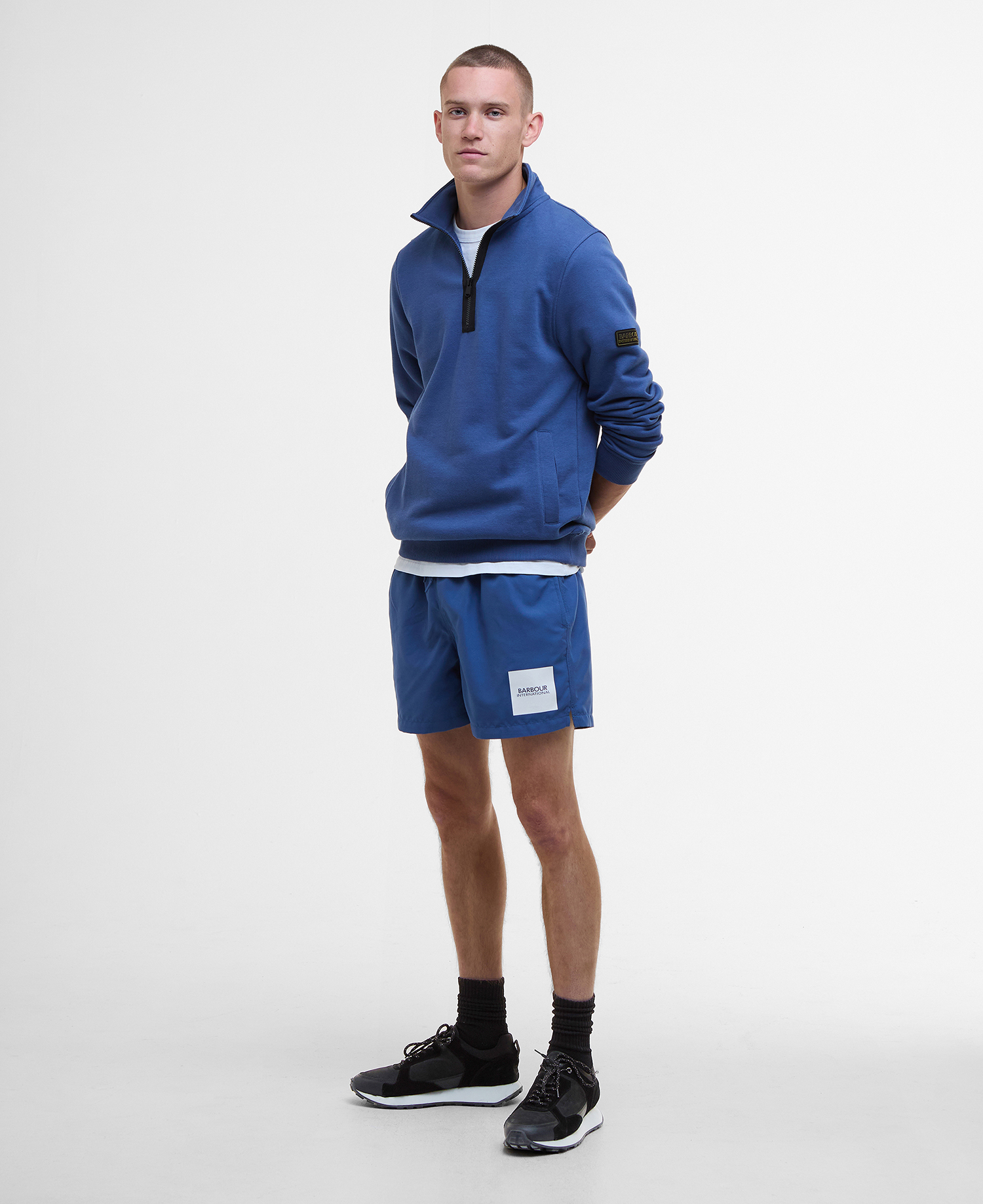 Outline Half-Zip Sweatshirt image number 1
