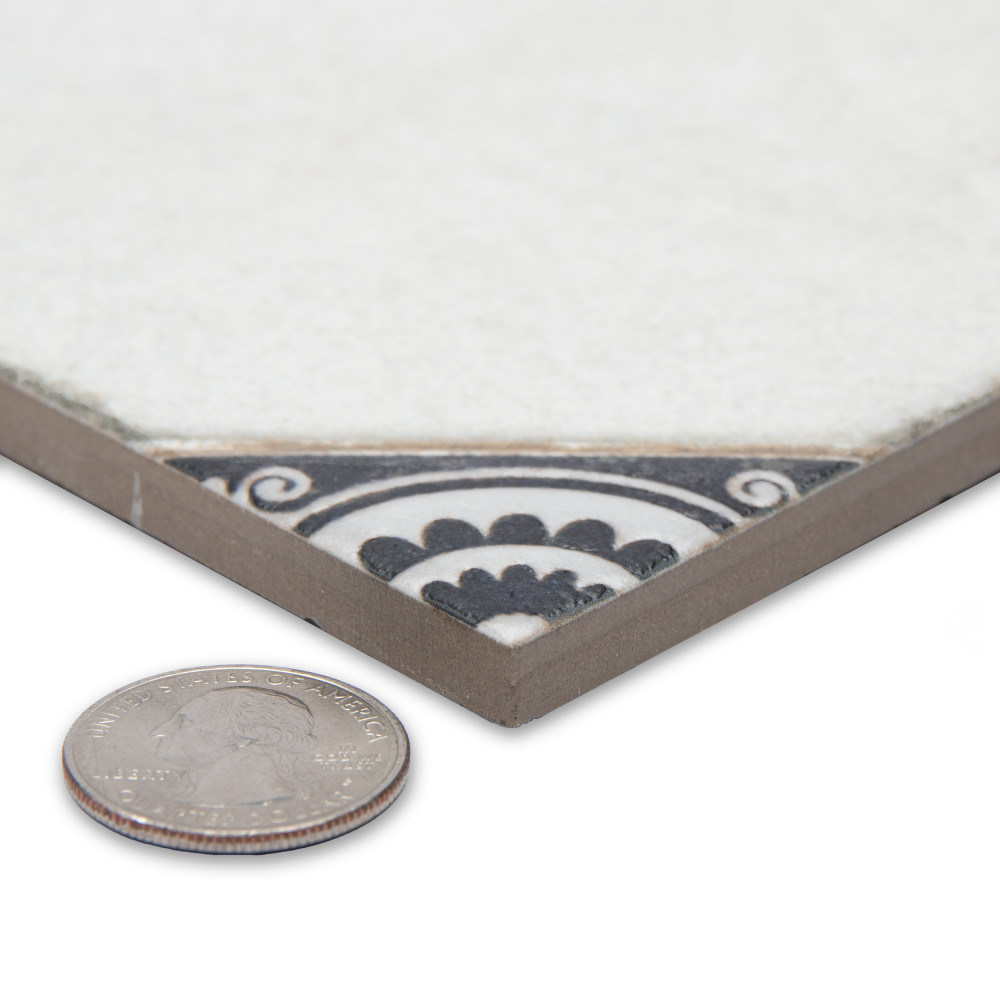 Sample – Englishtown Black Porcelain Floor and Wall Tile