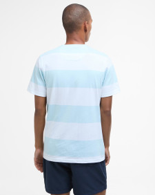 Whalton Striped T-Shirt Pale Sky