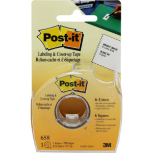 Labeling & Cover-up Tape, 1" x 700"