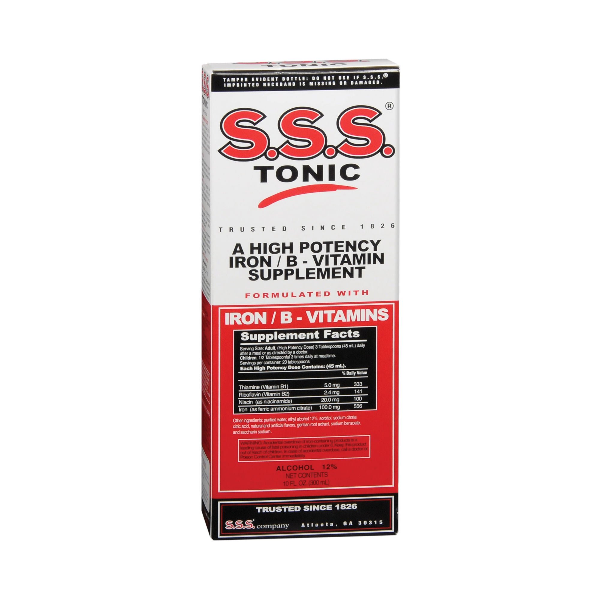 S.S.S. Tonic Liquid, 10-ounce bottle