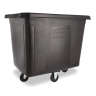 Rubbermaid Commercial, Cube Truck, 16 cu ft, Black